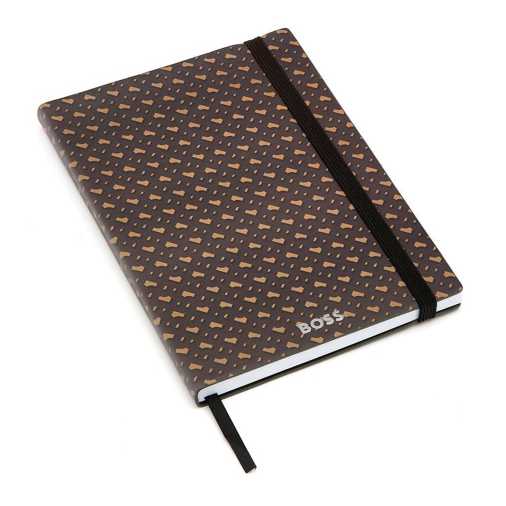 Notebook A5 Monogram Camel Lined -Hugo Boss