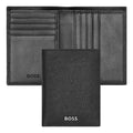 Folding card holder Classic Grained Black -Hugo Boss