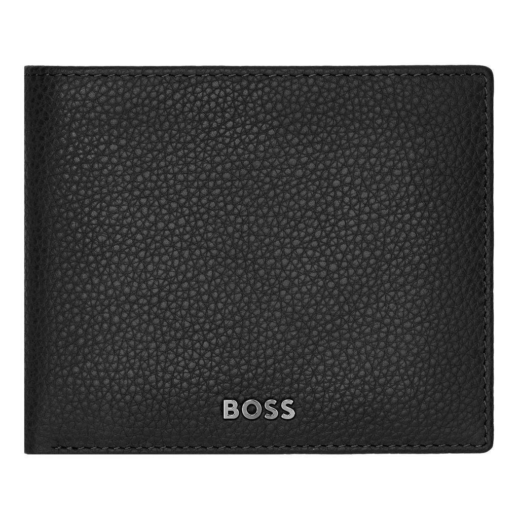 Money wallet with flap Classic Grained  Black - Hugo Boss