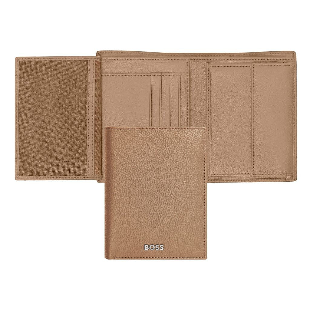 Money wallet Vertical flap Classic Grained Camel - Hugo Boss