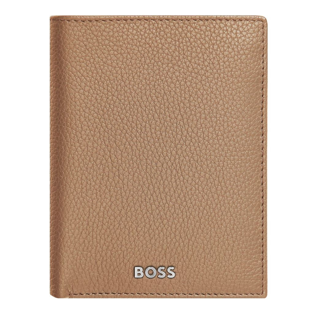Money wallet Vertical flap Classic Grained Camel - Hugo Boss