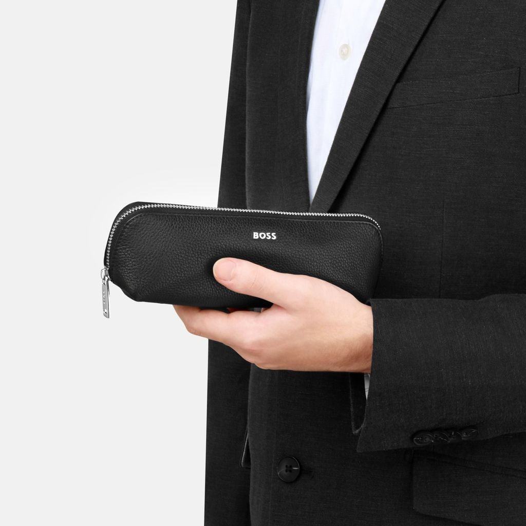 Big pen case Classic Grained Black - Hugo Boss