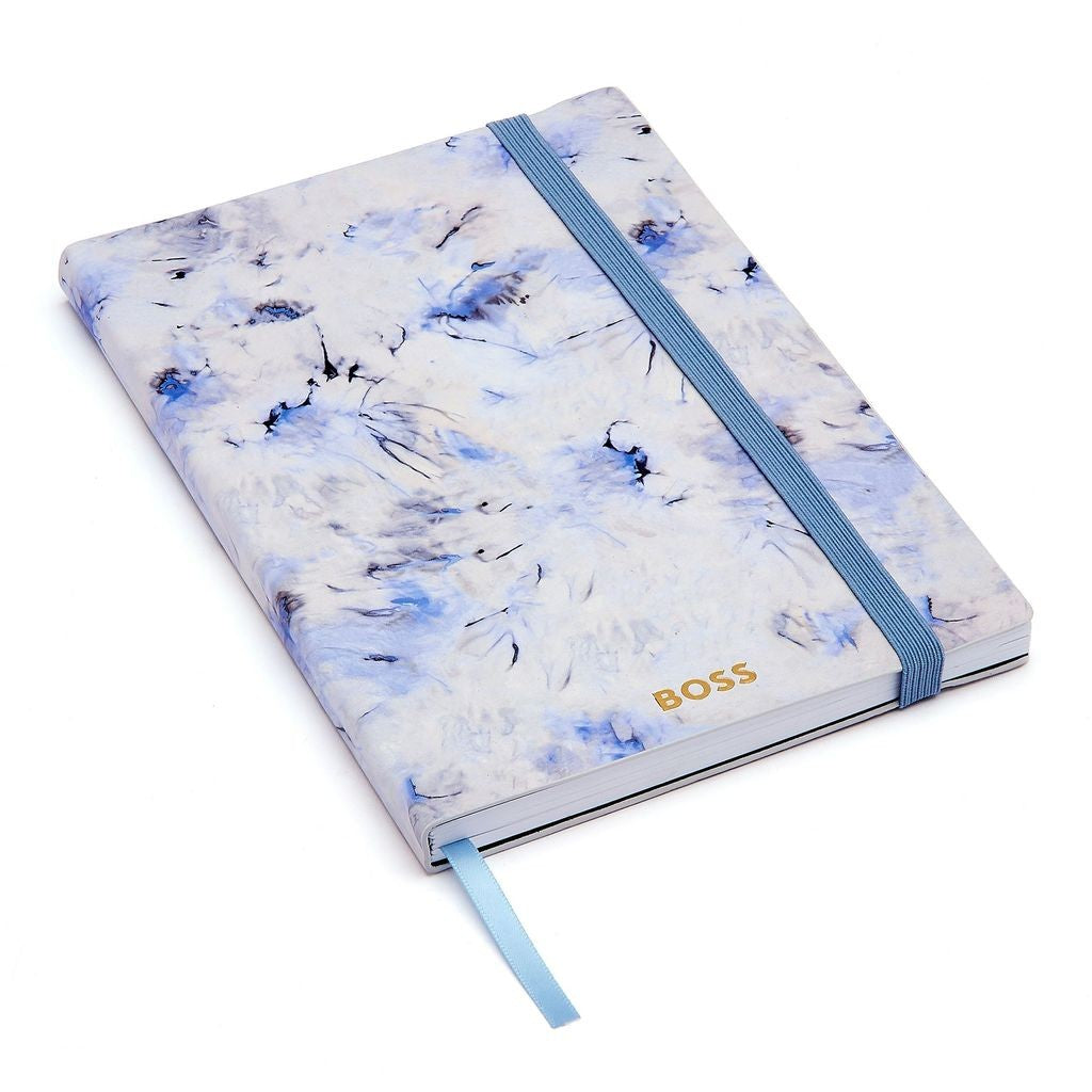Notebook A5 Tie-dye Flower Violet Lined -Hugo Boss