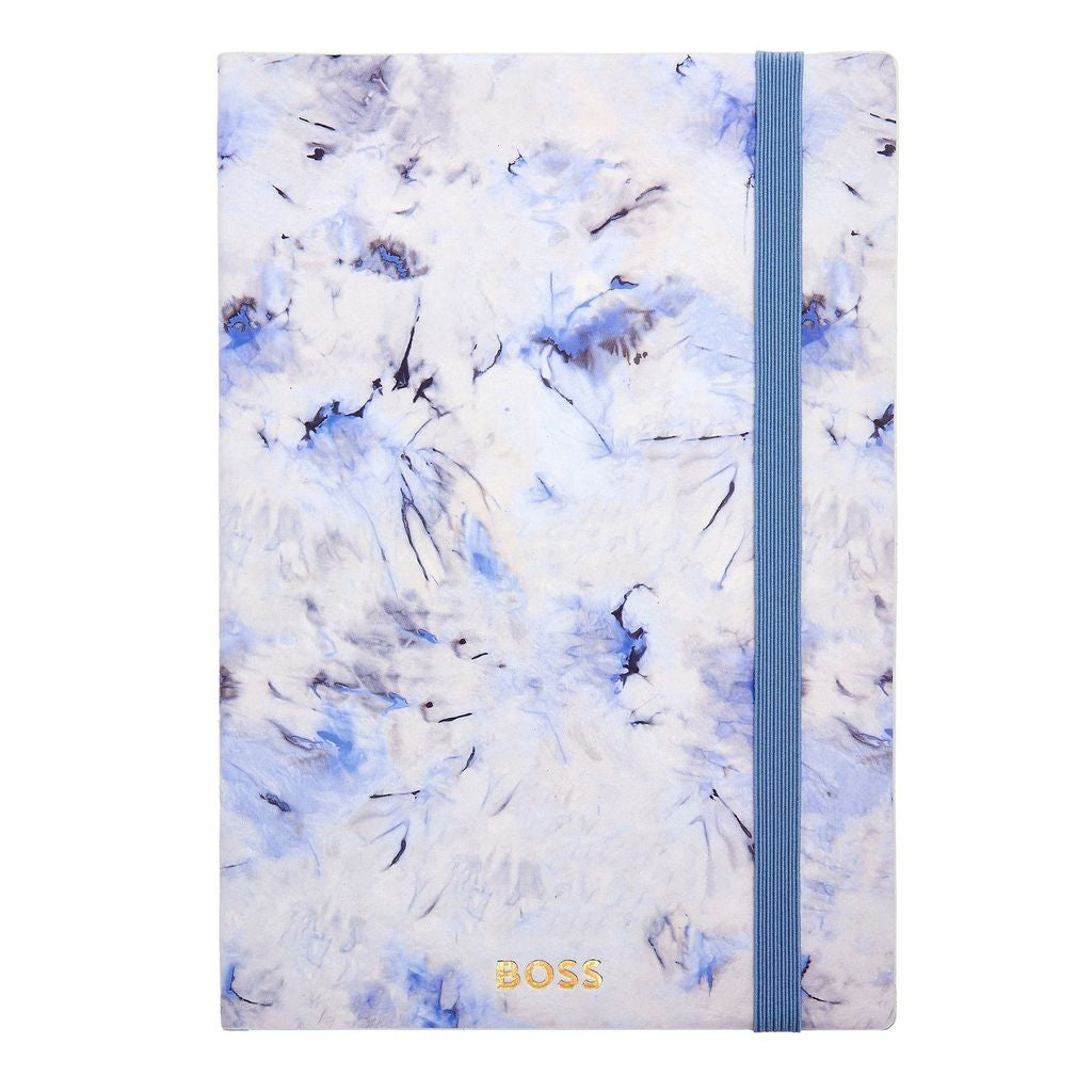 Notebook A5 Tie-dye Flower Violet Lined -Hugo Boss