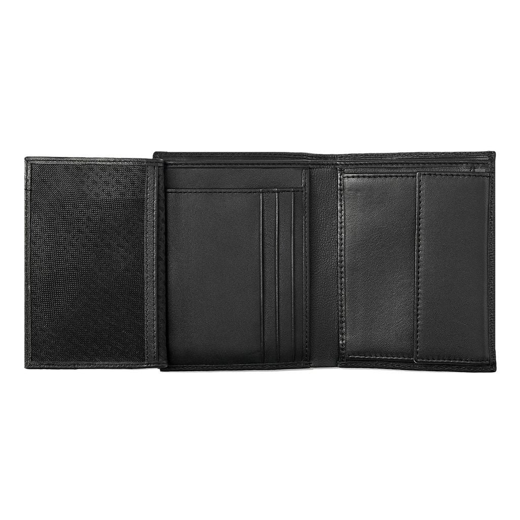 Money wallet Vertical flap Iconic Black -Hugo Boss