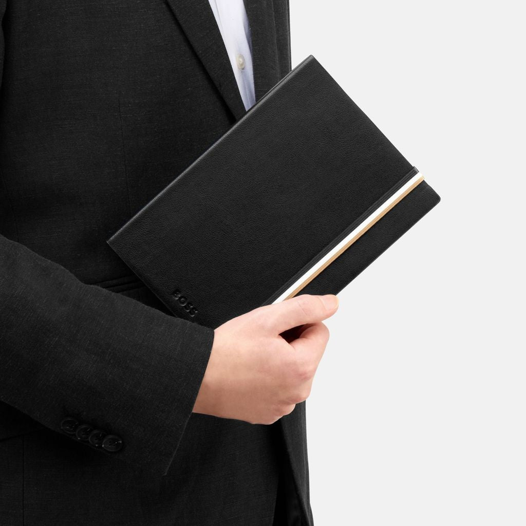 Notebook A5 Iconic Black Agenda - Hugo Boss