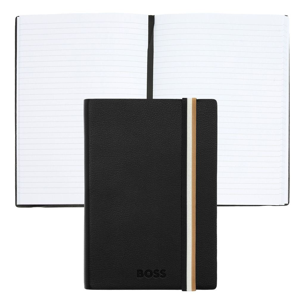 Notebook A6 Iconic Black Lined - Hugo Boss