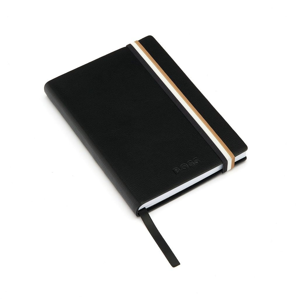 Notebook A6 Iconic Black Lined - Hugo Boss