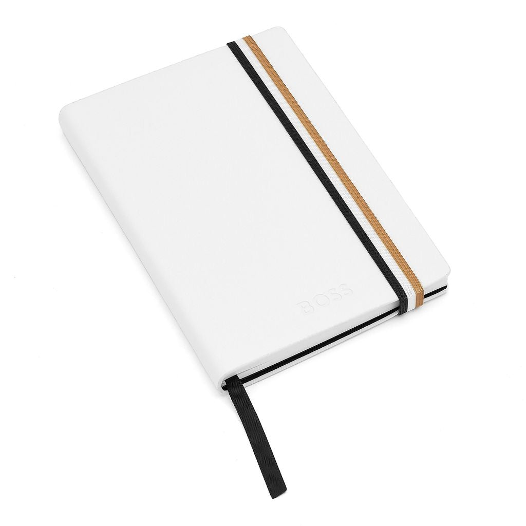 Notebook A6 Iconic White Lined - Hugo Boss