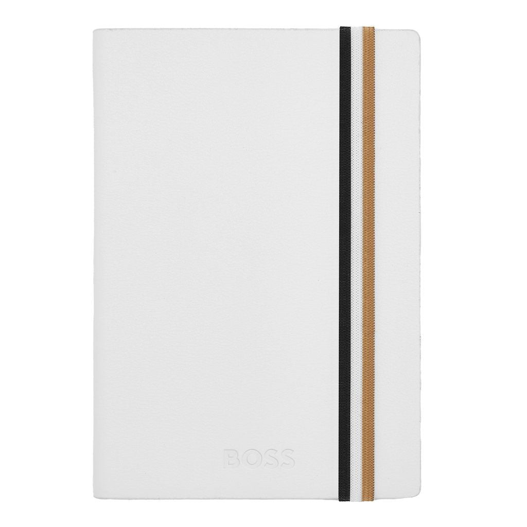 Notebook A6 Iconic White Lined - Hugo Boss