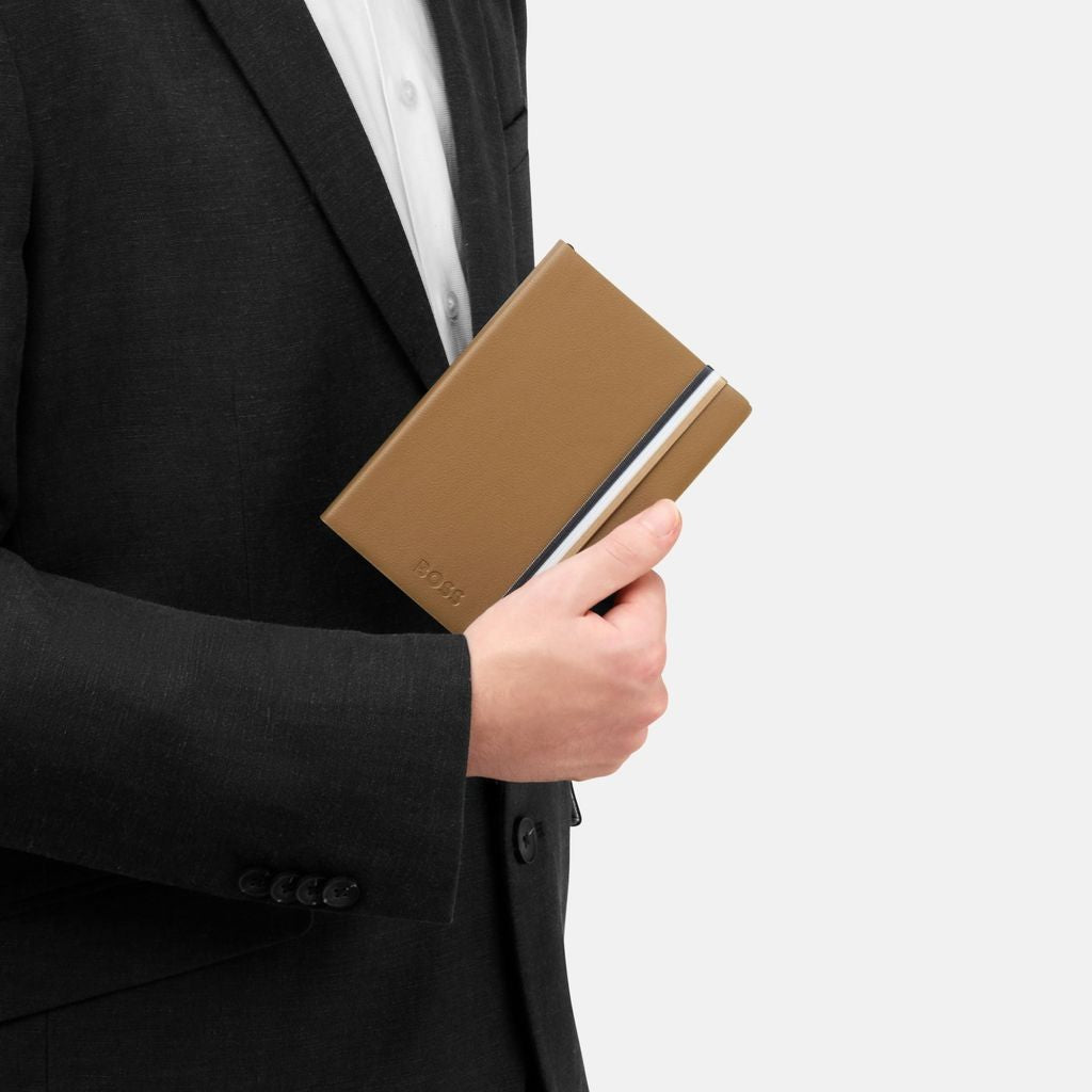 Notebook A6 Iconic Camel Lined - Hugo Boos
