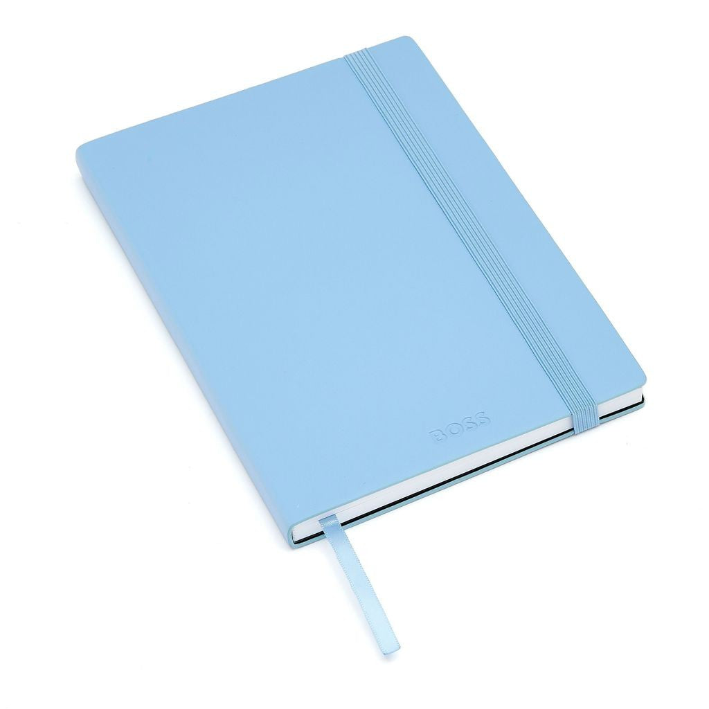 Notebook A5 Pastel Classic Light Blue  Lined - Hugo Boos
