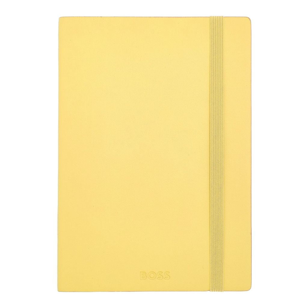 Notebook A5 Pastel Classic Light Yellow  Lined - Hugo Boos