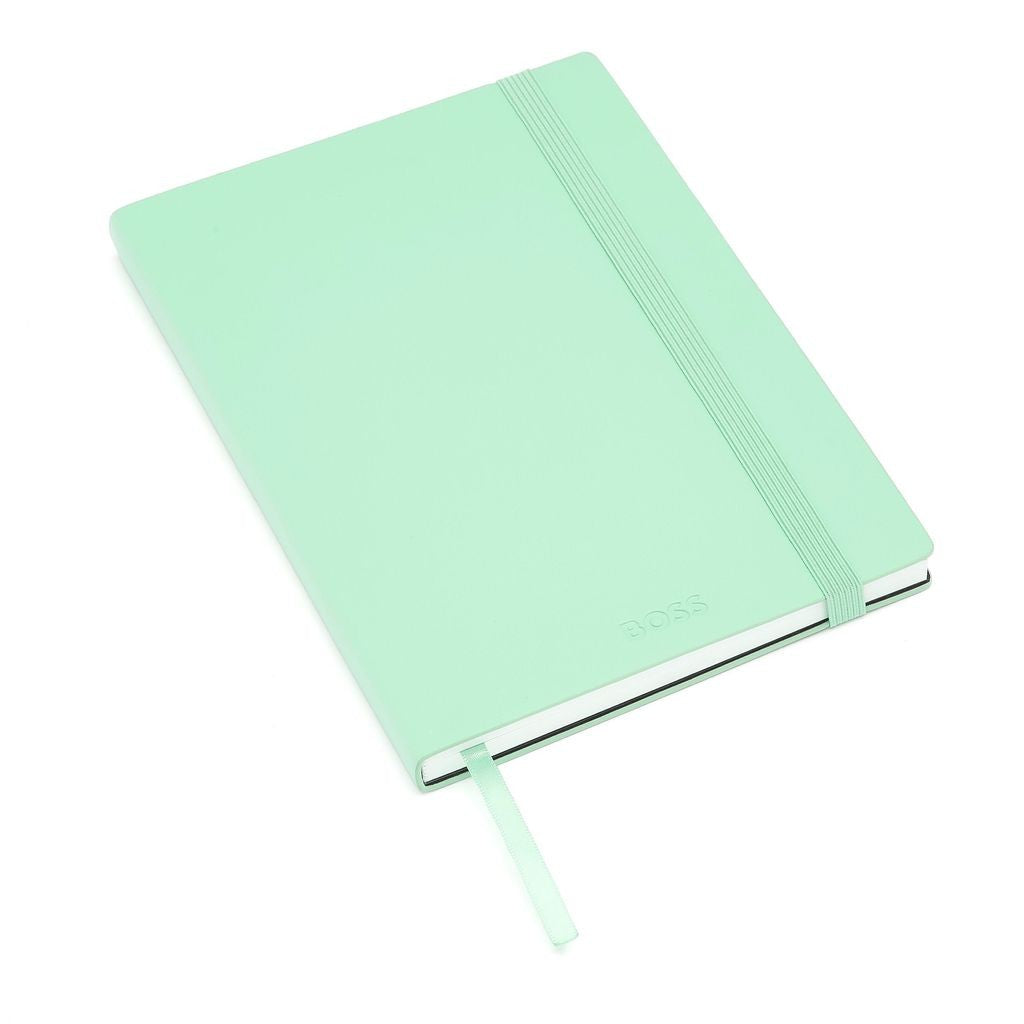 Notebook A5 Pastel Classic Light Green Lined - Hugo Boos