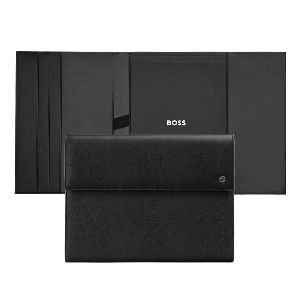 Folder A4 Double B Black & Gun - Hugo Boss