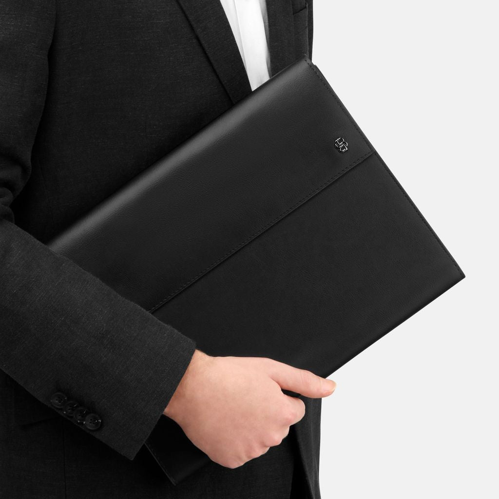Folder A4 Double B Black & Gun - Hugo Boss
