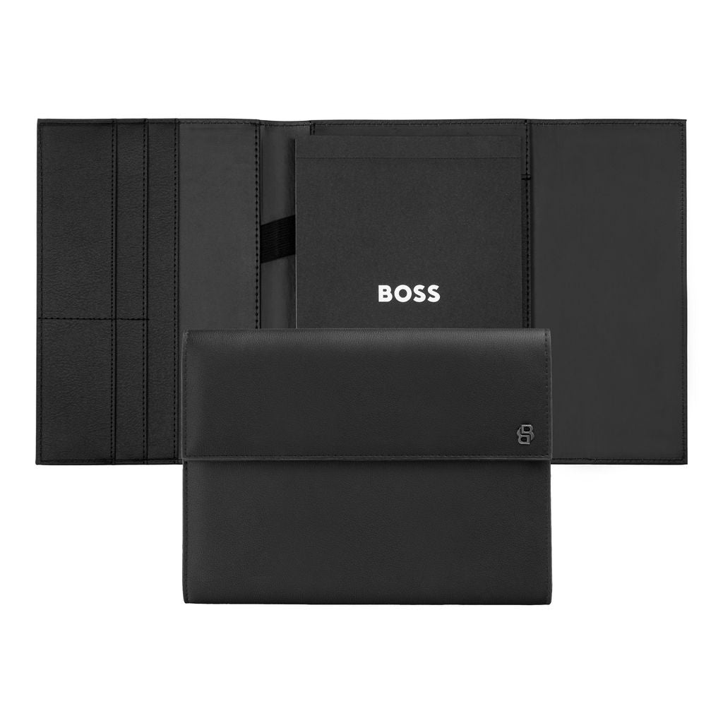 Folder A5 Double B Black & Gun - Hugo Boss