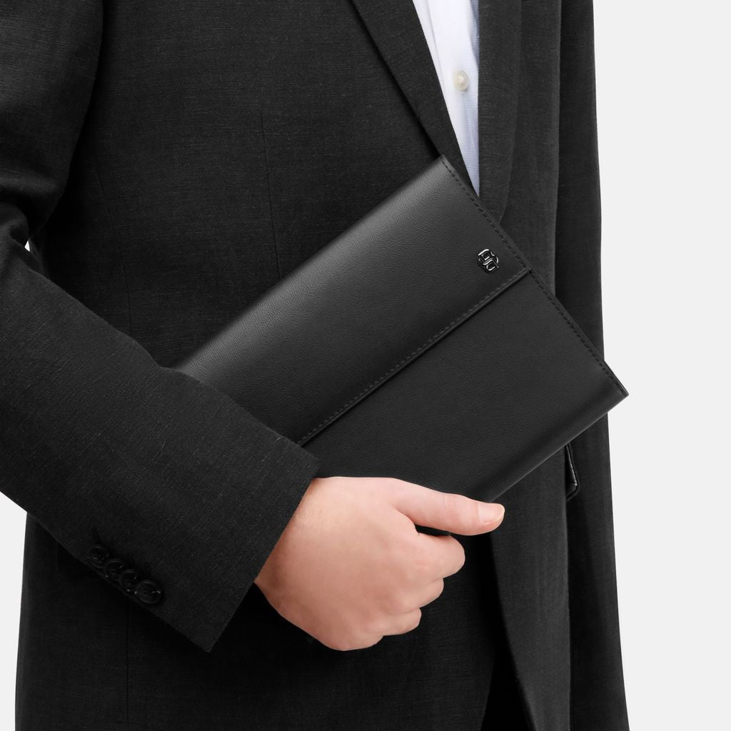 Folder A5 Double B Black & Gun - Hugo Boss