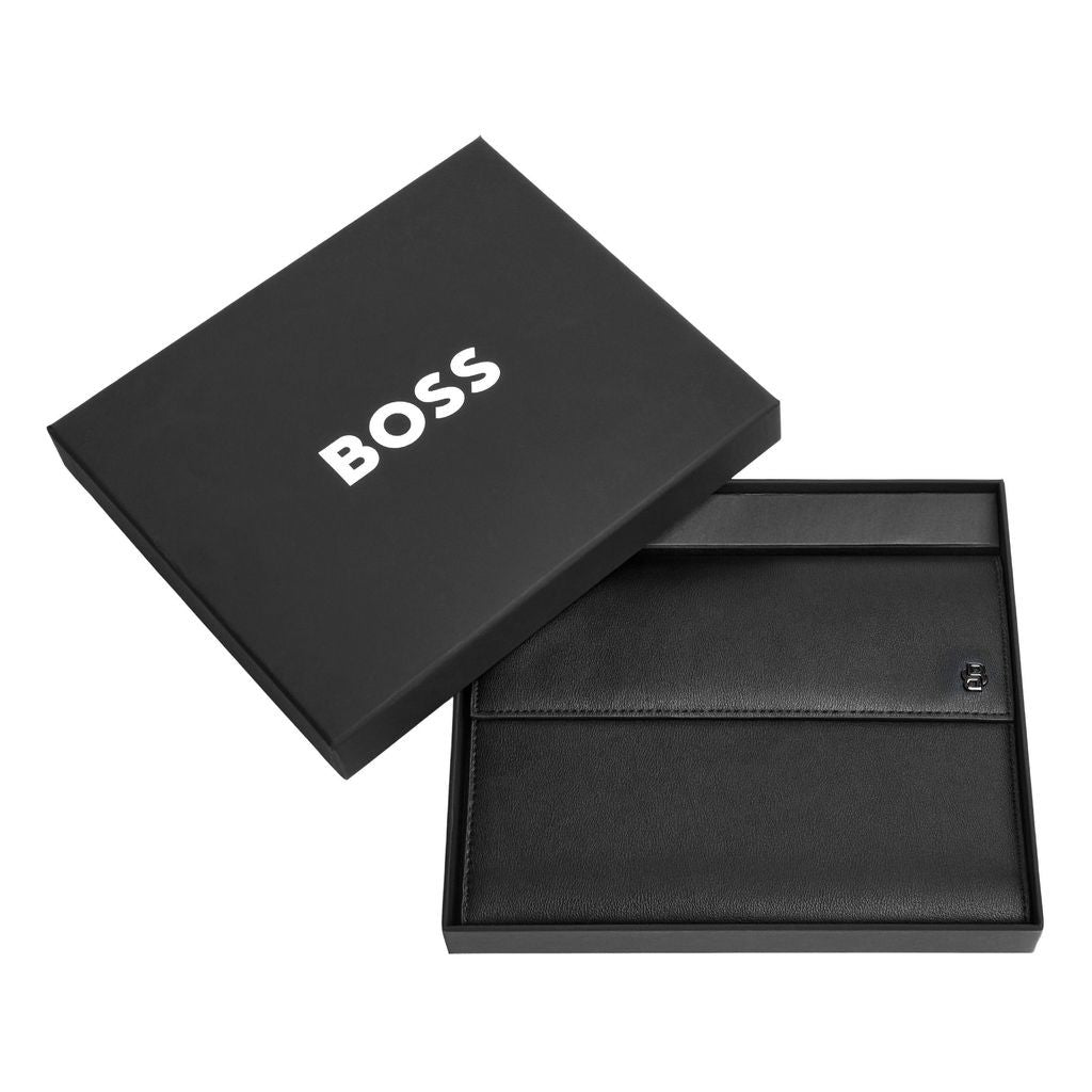 Folder A5 Double B Black & Gun - Hugo Boss
