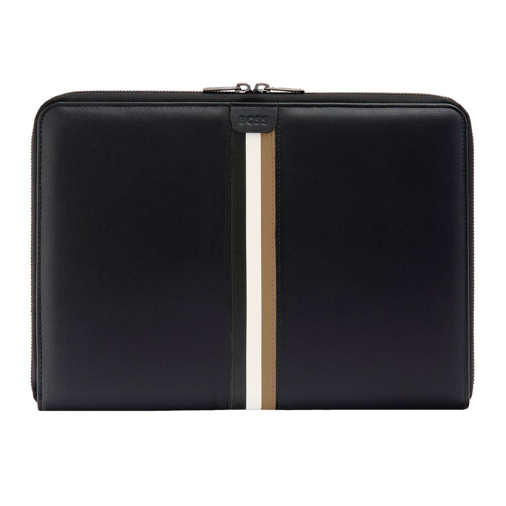 Conference folder zip A4 Iconic Black -Hugo Boss