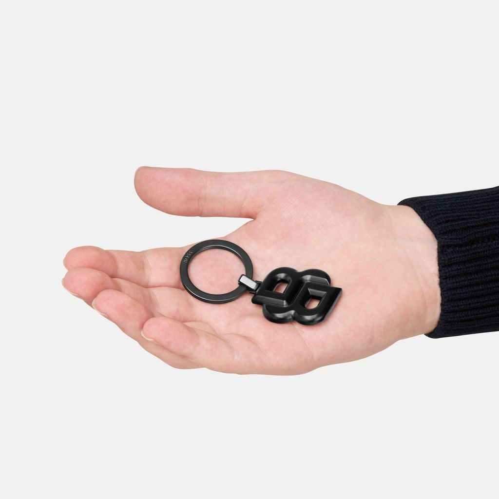 Key ring Double B Matt Black - Hugo Boss