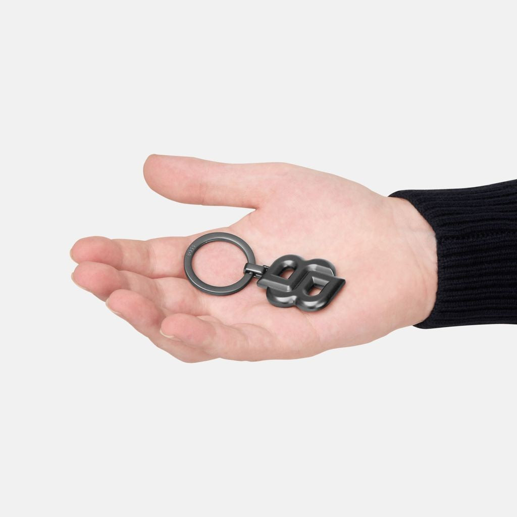 Key ring Double B Matt Gun - Hugo Boss