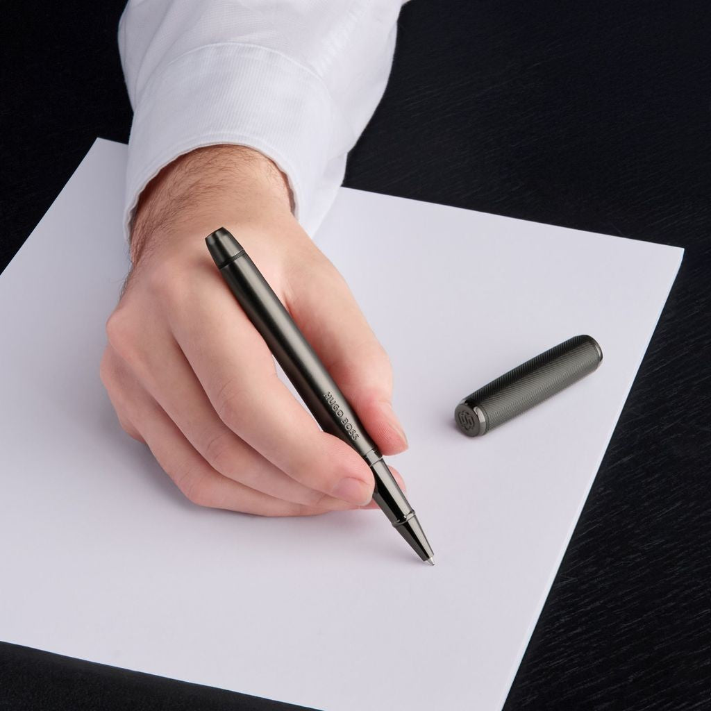 Rollerball pen Pace Black & Gun - Hugo Boss