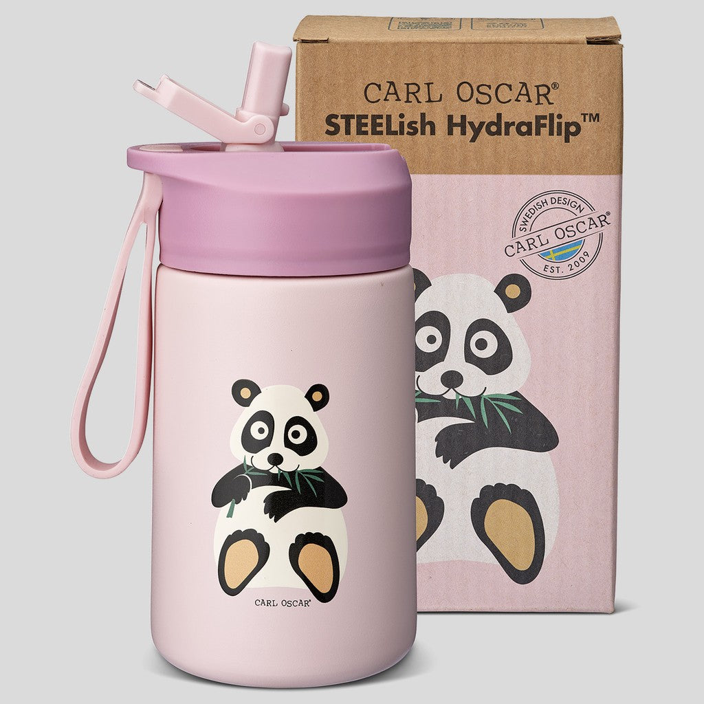STEELish HydraFlip™ 0.4 L - Pink- Panda - Carl Oscar