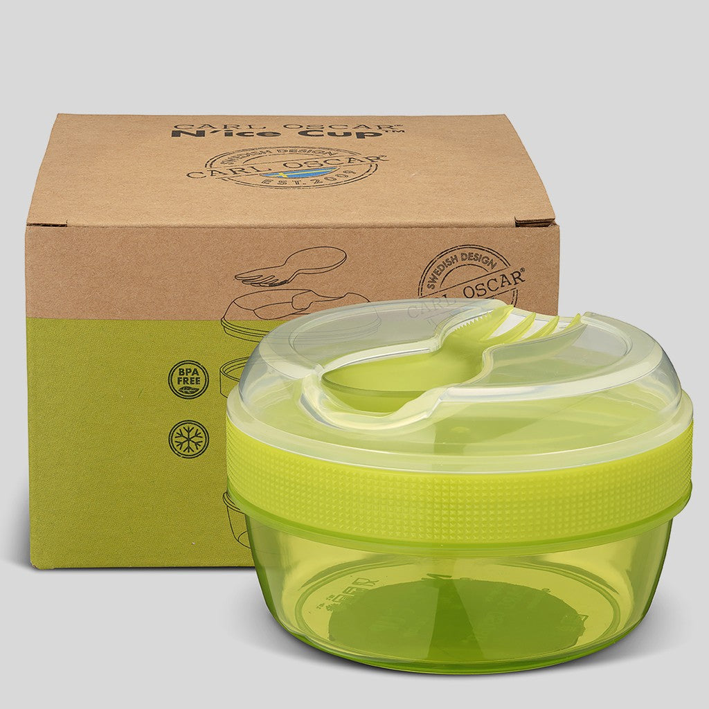 N’ice Cup™, snack box with cooling disc - Lime - Carl Oscar