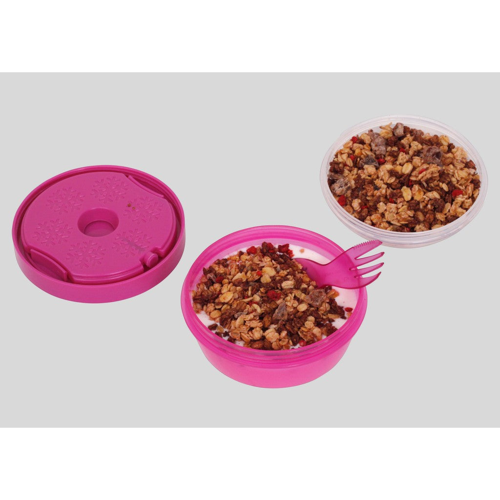 N’ice Cup™, snack box with cooling disc - Purple - Carl Oscar