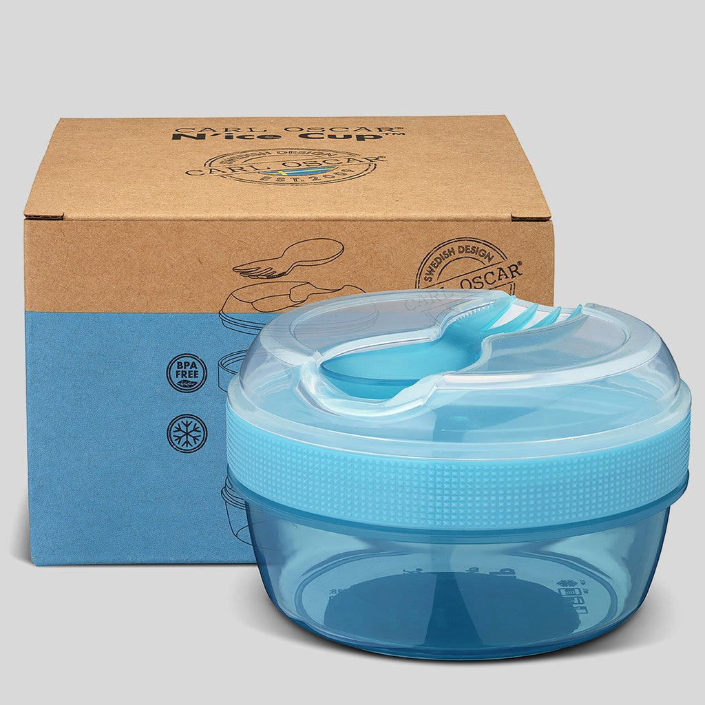 N’ice Cup™, snack box with cooling disc- Turq - Carl Oscar