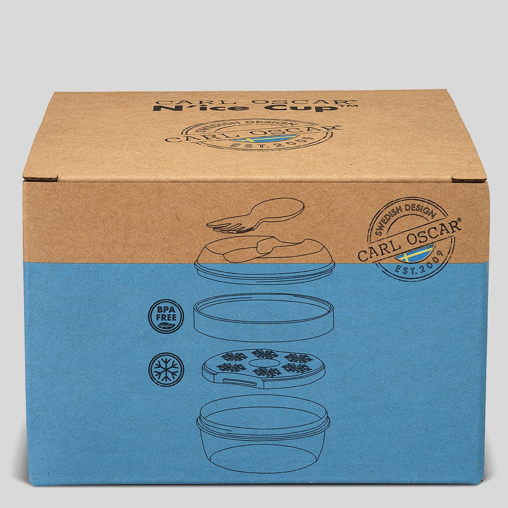 N’ice Cup™, snack box with cooling disc- Turq - Carl Oscar