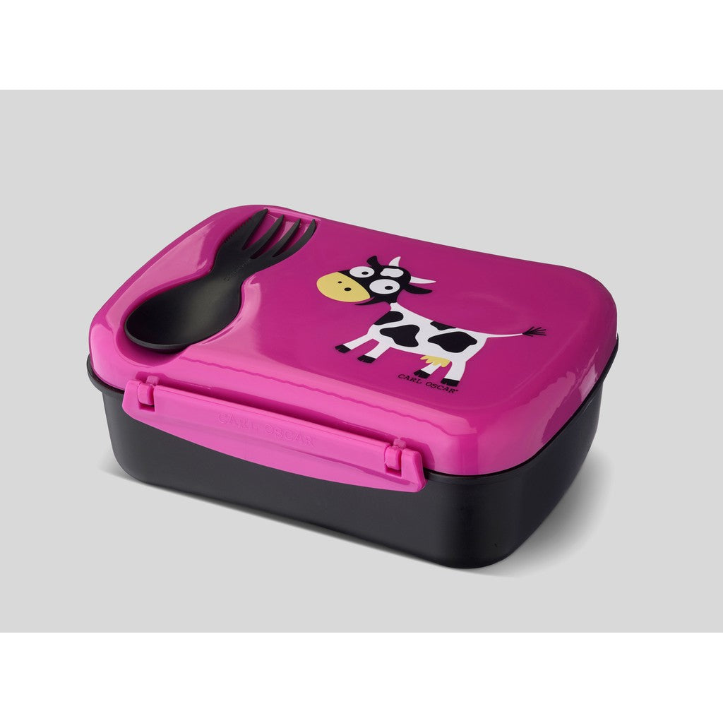 N’ice Box™, lunchbox-0.6L+cooling pack-Purple-Cow - Carl Oscar