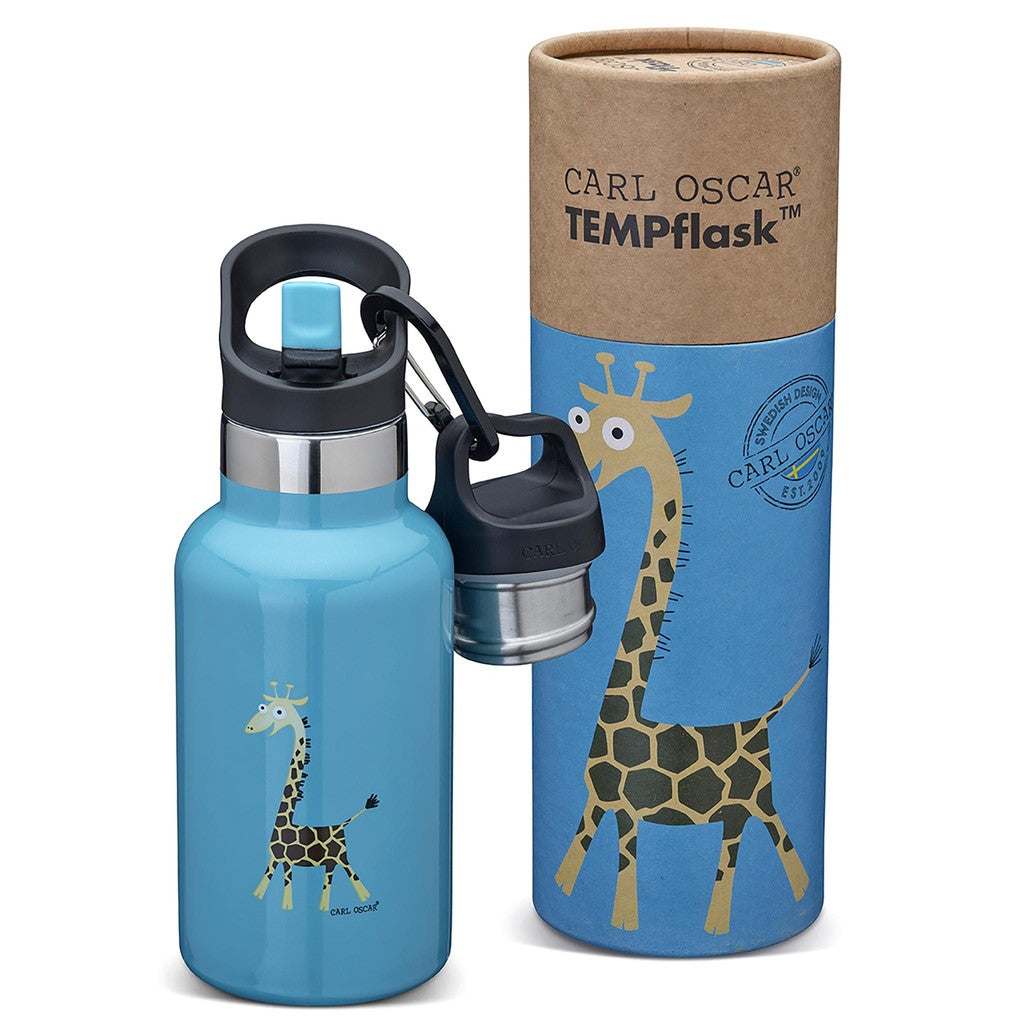 TEMPflask™ 0.35 L - Turquoise-Giraffe - Carl Oscar