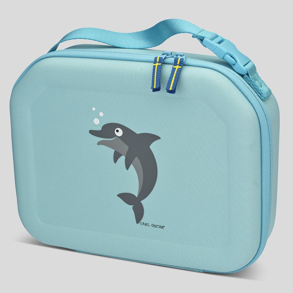 Pack n’ Snack™ Lunch Bag - Blue- Dolphin - Carl Oscar