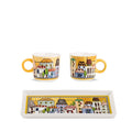 2 pc Mini Mug With Rectangular
tray pease mio Yellow set - Egan