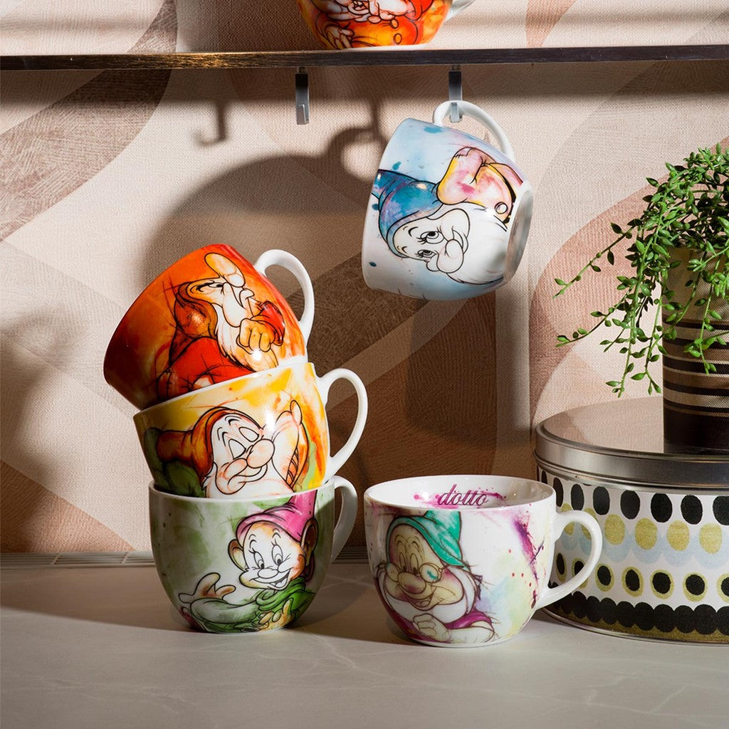 Set Teapot Cappuccino Cup Flower - Tray - Egan