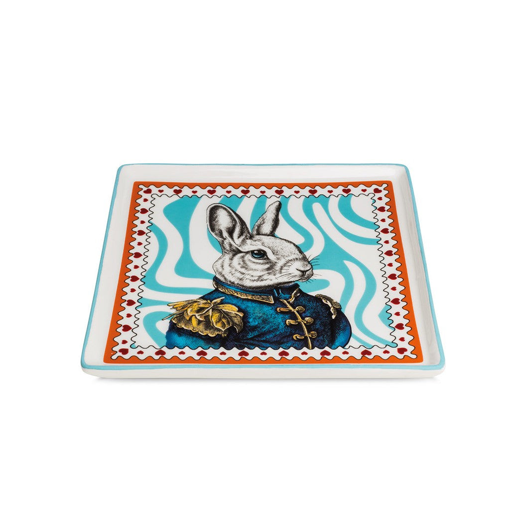 TRAY HUMAN ESSENCE CM 19X19 RABBIT - Egan