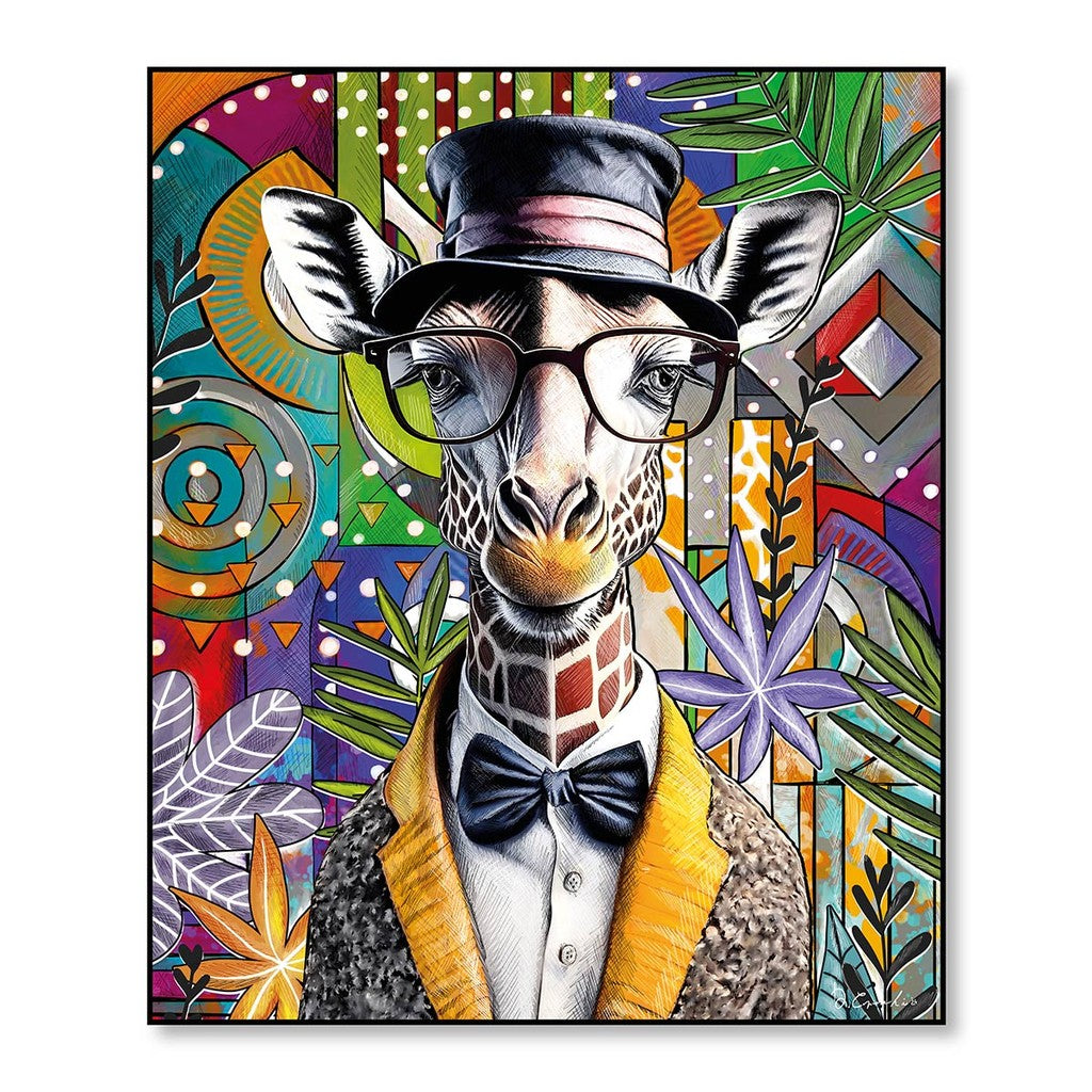 WALL ART HUMAN ESSENCE GIRAFFE "FAR-SIGHTEDNESS" CM100X120 - Egan