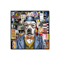 WALL ART HUMAN ESSENCE DOG ''FRIENDSHIP'' 70X70 - Egan