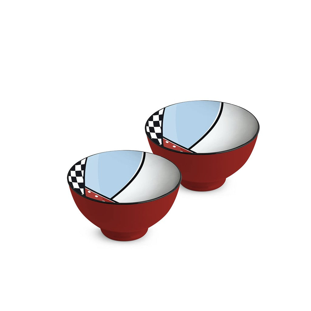 SET 2 PCS SMALL BOWL WARA RED - Egan