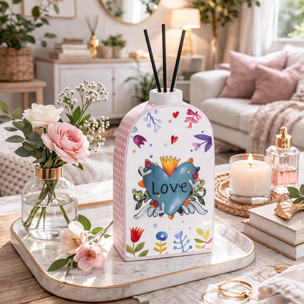 SCENT DIFFUSER LOVE TURQUOISE CM. 9X17 - Egan