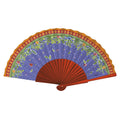 SET 4 FANS LOVE PURPLE CM 41X23 - Egan