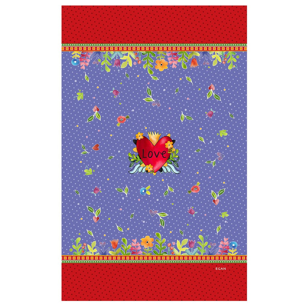PASHMINE/PAREO LOVE PURPLE CM 180X111 - Egan