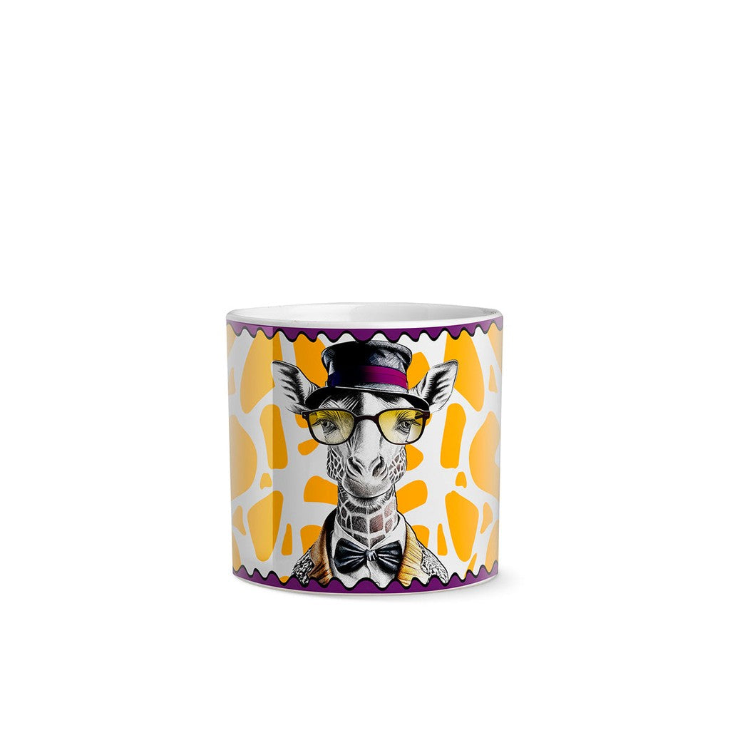 SET 4 CACHEPOT HUMAN ESSENCE GIRAFFA ''FAR-SIGHTEDNESS'' 7X7 CM - Egan