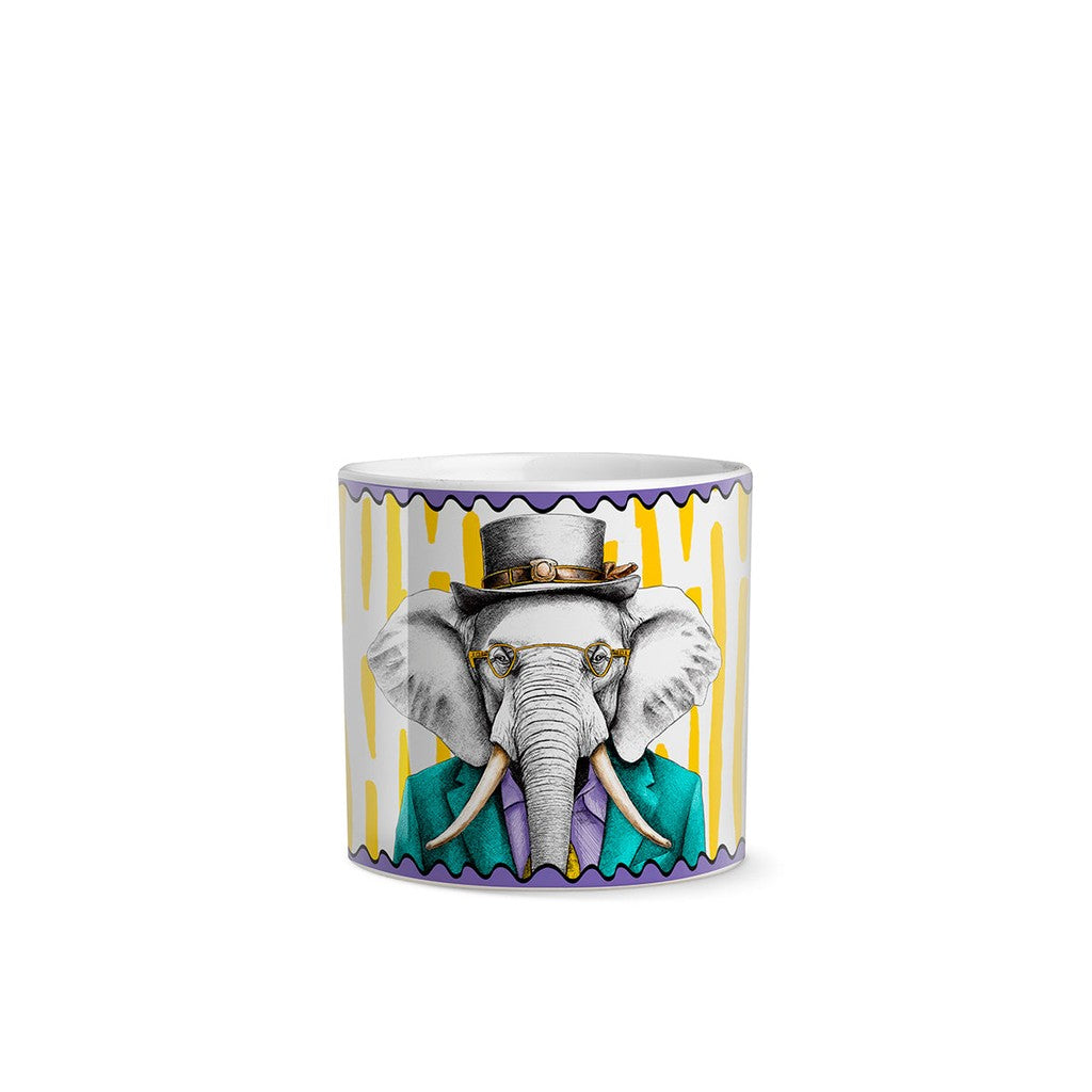 SET 4 CACHEPOT HUMAN ESSENCE ELEFANTE ''WISDOM'' 7X7 CM - Egan
