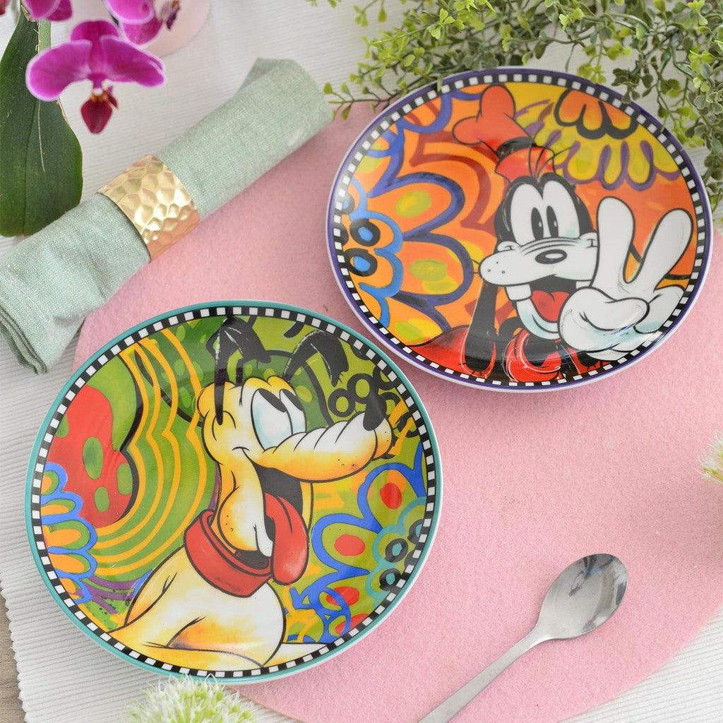 EGAN-SET 6 MIXED DESSERT PLATES - Egan