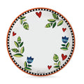 SET 6 DINNER PLATES COCORICO’ ORANGE DM 27 - Egan