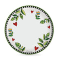 SET 6 DINNER PLATES COCORICO’ GREEN DM 27 - Egan