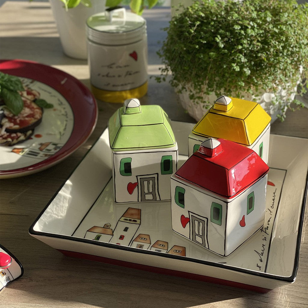 TABLE CENTERPIECE LE CASETTE 26X26 - Egan